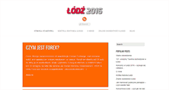 Desktop Screenshot of lodz2016.com